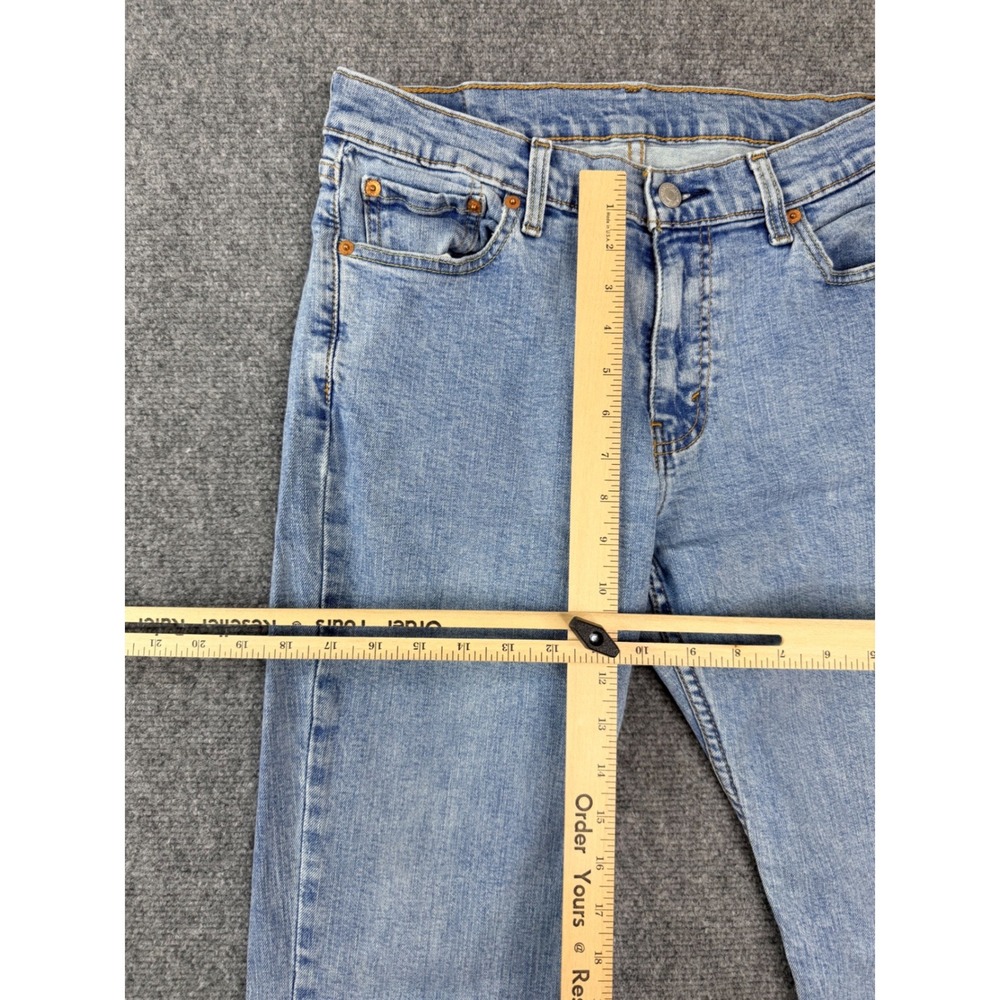 Levis 511 Slim Fit Light Wash Denim Blue‎ Jeans Mens W31 L30 04511-3523 - Picture 7 of 9